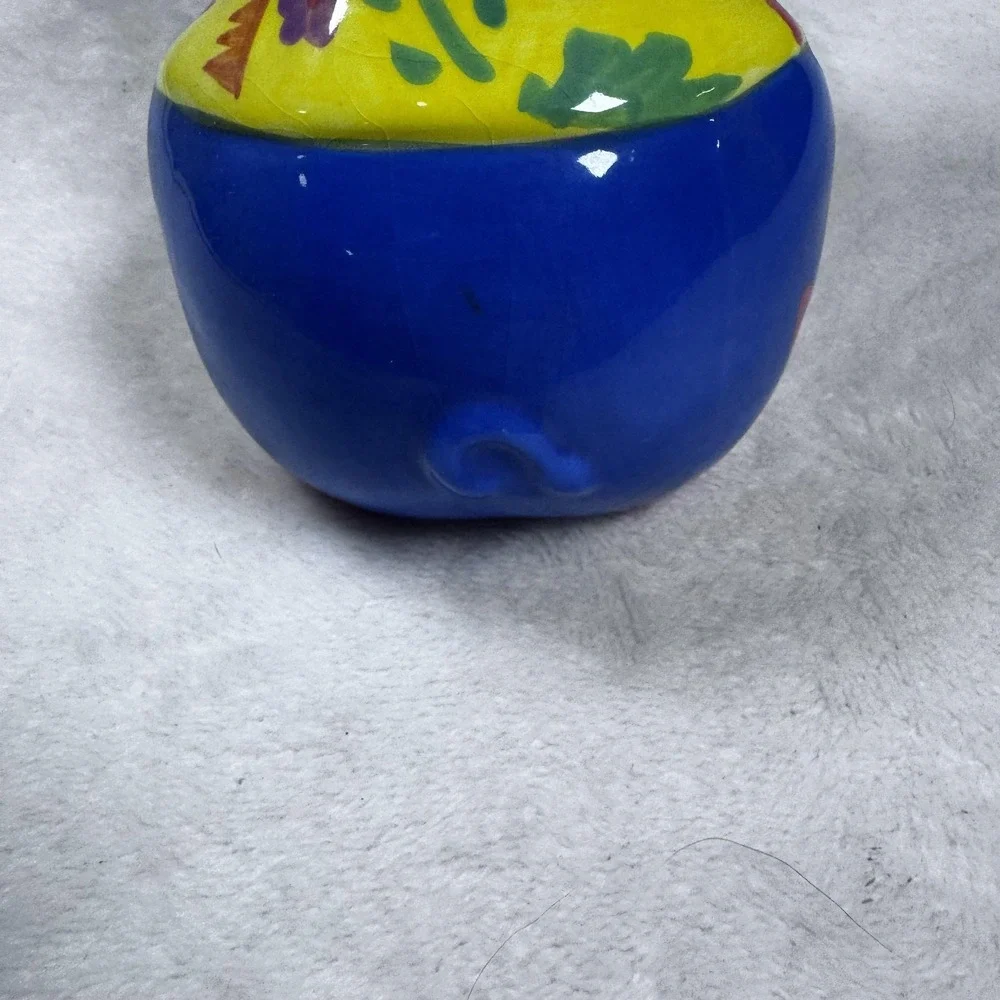 Vintage Vandor Big Pigs Ceramic Piggy Coin Bank Colorful Hawaiian‎ Shirt 2002